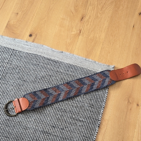 Sézane Carlie Raffia Belt Natural Texture | French Summer Accessory, Sz 80, VGC - Picture 7 of 12